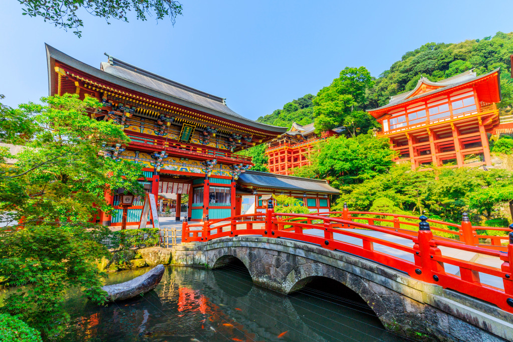 Yutoku Inari Shrine, Kashima, Japan jigsaw puzzle in Bridges puzzles on TheJigsawPuzzles.com