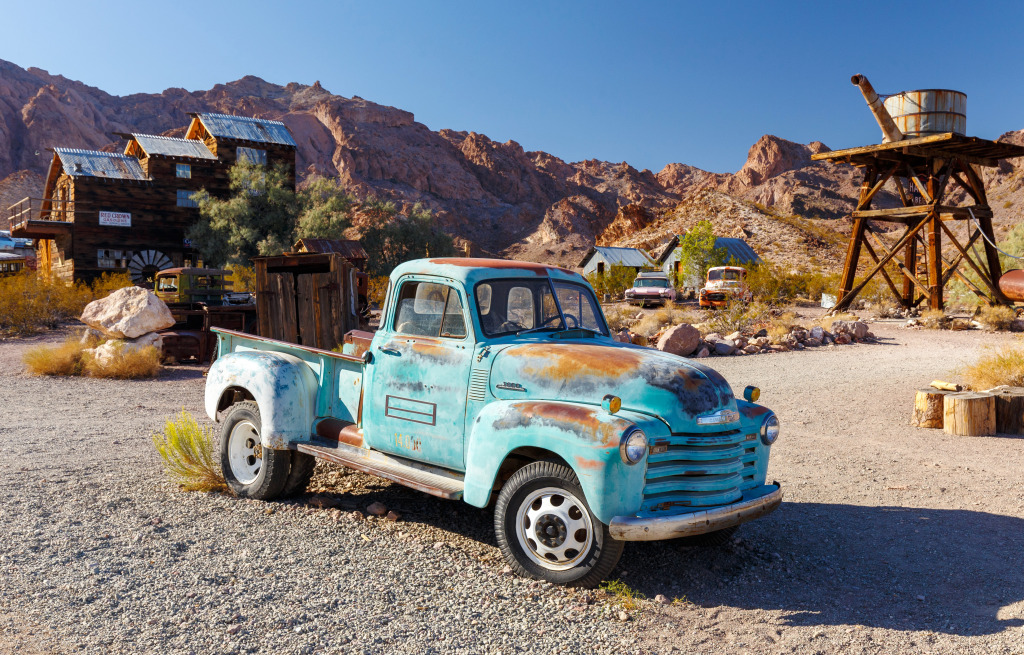 Nelson Ghost Town, Nevada jigsaw puzzle in Cars & Bikes puzzles on TheJigsawPuzzles.com