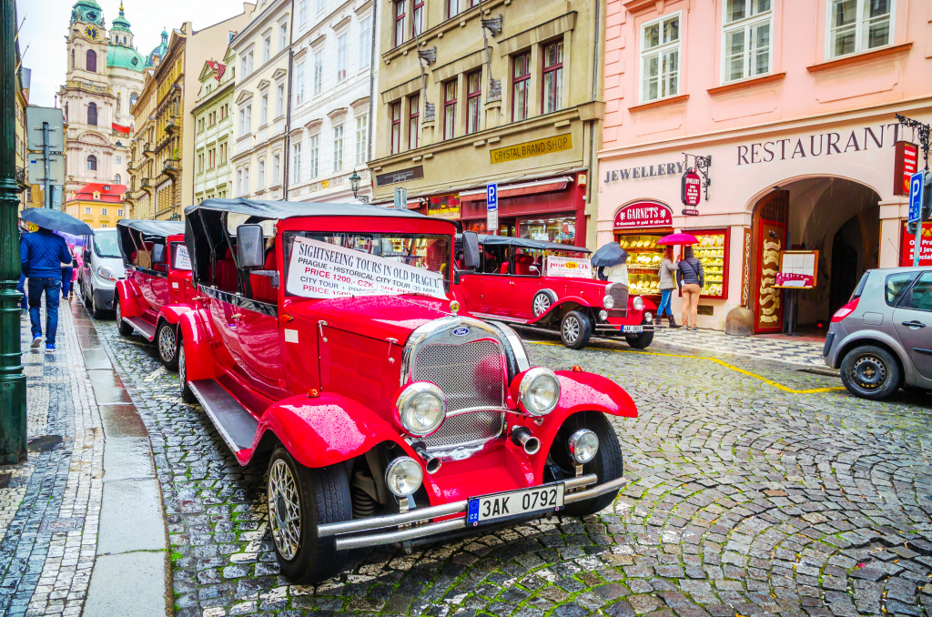 Old Town Prague, Czech Republic jigsaw puzzle in Cars & Bikes puzzles on TheJigsawPuzzles.com