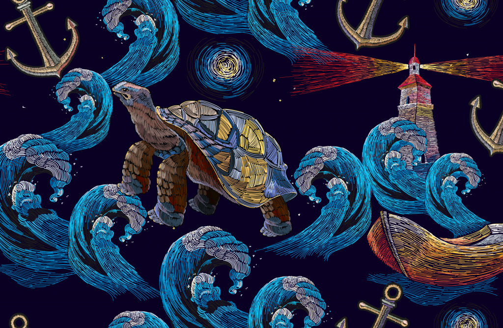 Sea Turtle jigsaw puzzle in Under the Sea puzzles on TheJigsawPuzzles.com