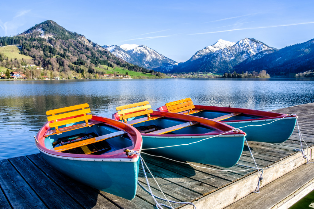 Schliersee Lake in Bavaria jigsaw puzzle in Great Sightings puzzles on TheJigsawPuzzles.com