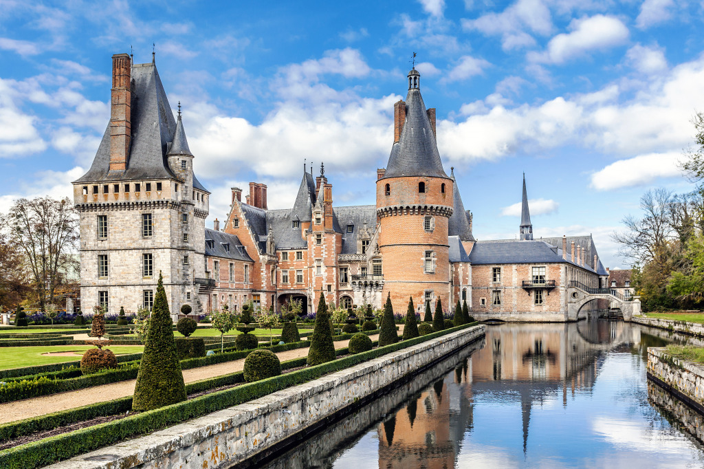 Chateau de Maintenon, France jigsaw puzzle in Castles puzzles on TheJigsawPuzzles.com