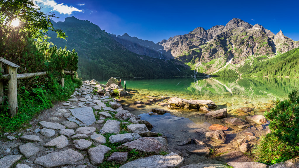 Mountain Lake, High Tatras, Poland jigsaw puzzle in Great Sightings puzzles on TheJigsawPuzzles.com