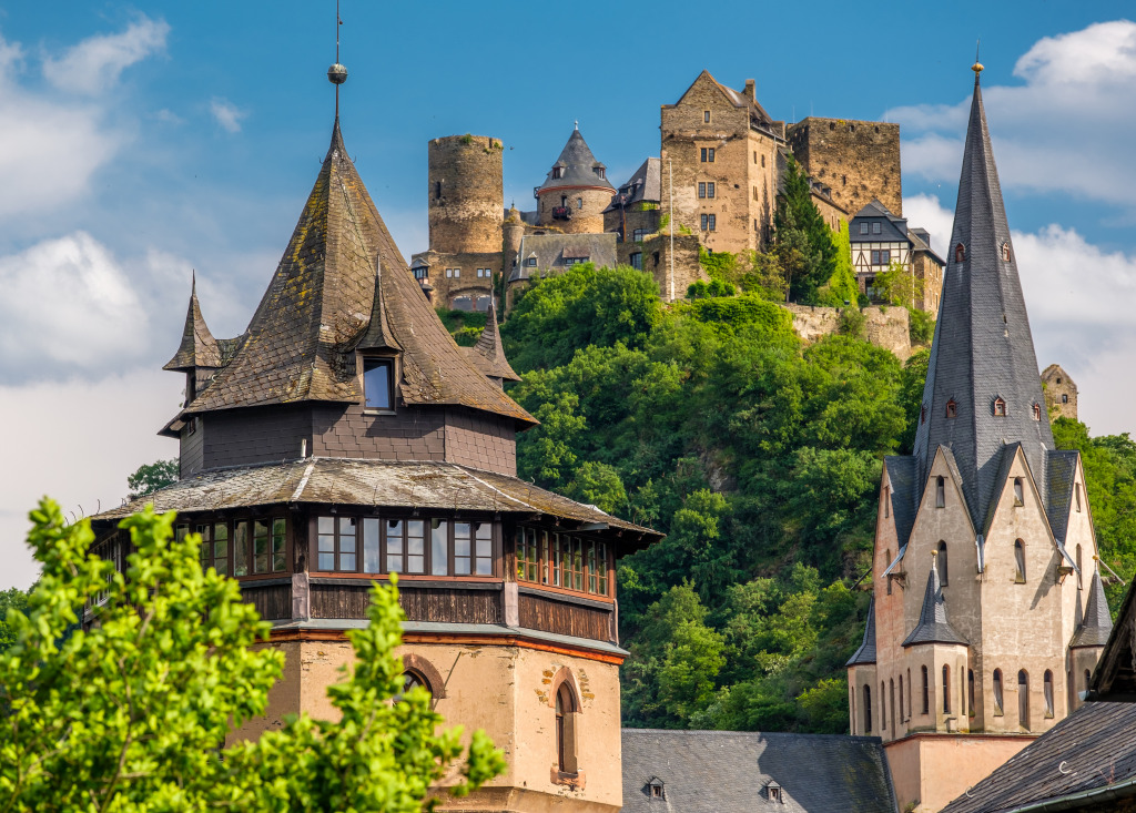 Schonburg Castle, Rhine Valley, Germany jigsaw puzzle in Castles puzzles on TheJigsawPuzzles.com