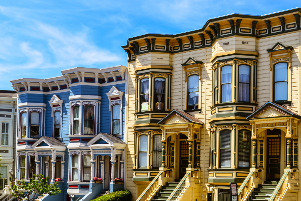 Victorian Homes in San Francisco jigsaw puzzle in Street View puzzles on TheJigsawPuzzles.com
