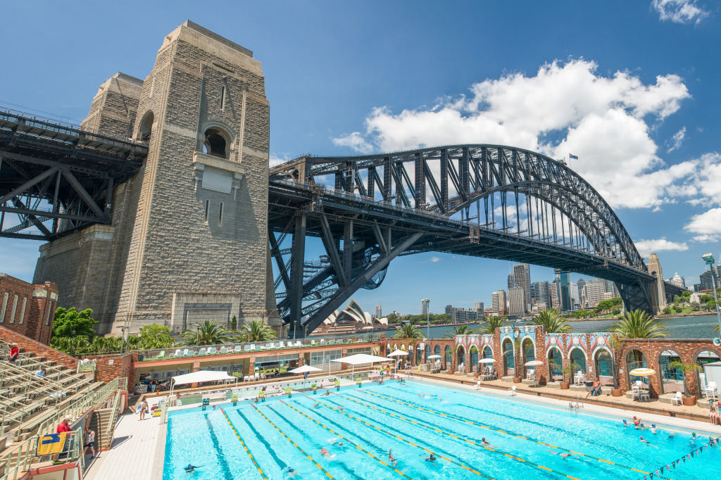 Sydney Harbour Bridge jigsaw puzzle in Bridges puzzles on TheJigsawPuzzles.com