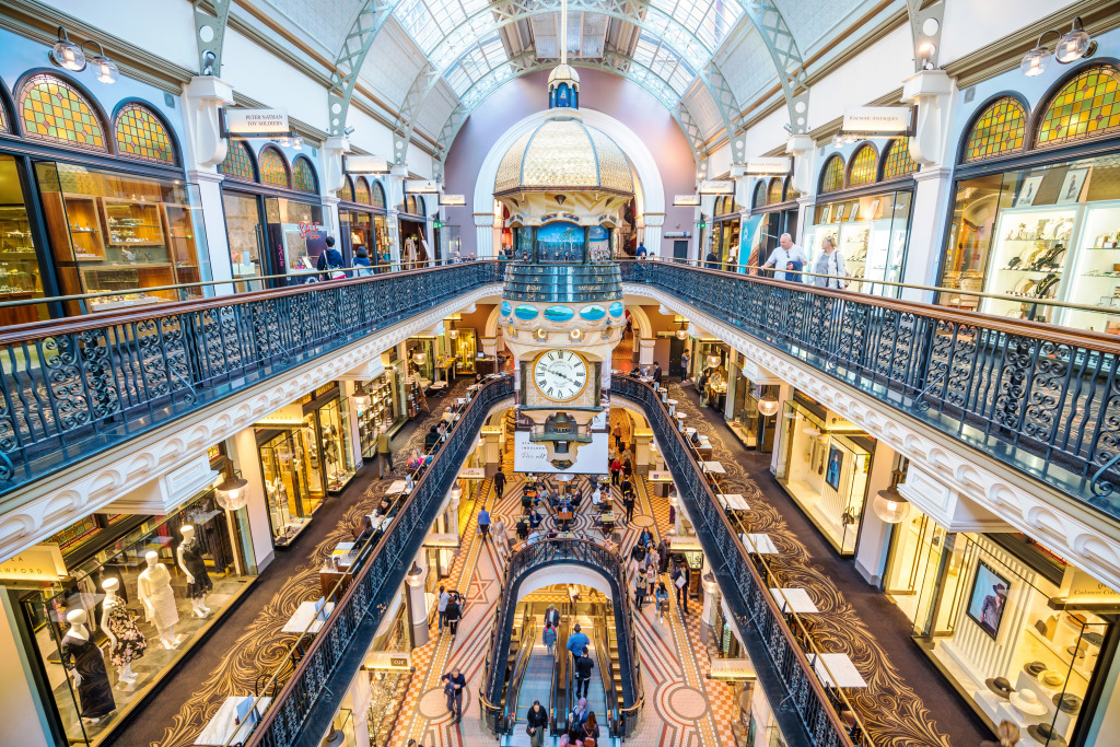 Queen Victoria Building, Sydney, Australia jigsaw puzzle in Puzzle of the Day puzzles on TheJigsawPuzzles.com