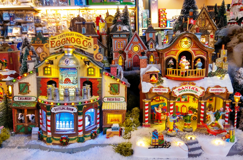 At the Christmas Market jigsaw puzzle in Puzzle of the Day puzzles on TheJigsawPuzzles.com