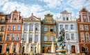 Neptune Fountain in Poznan, Poland