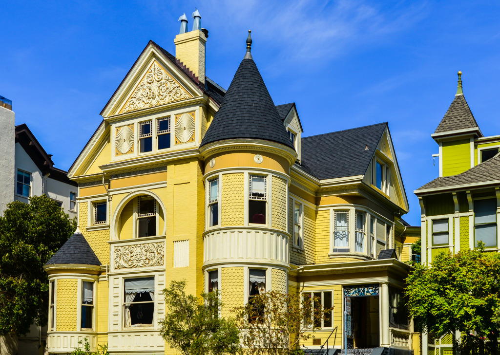 Victorian House in San Francisco CA jigsaw puzzle in Street View puzzles on TheJigsawPuzzles.com