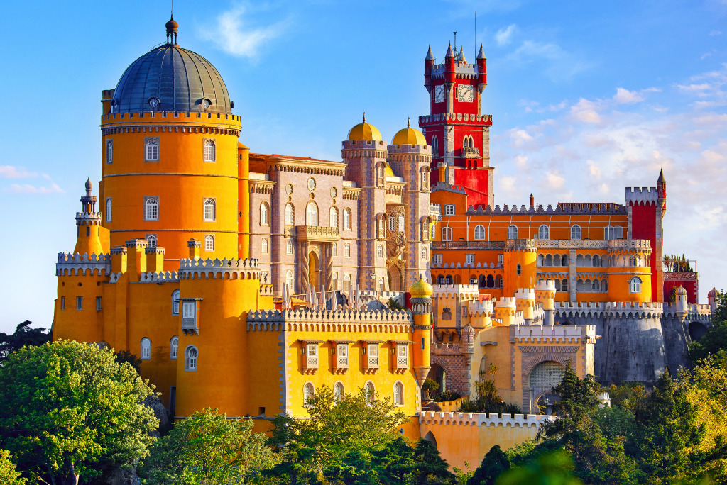 Pena National Palace, Sintra, Portugal jigsaw puzzle in Castles puzzles on TheJigsawPuzzles.com