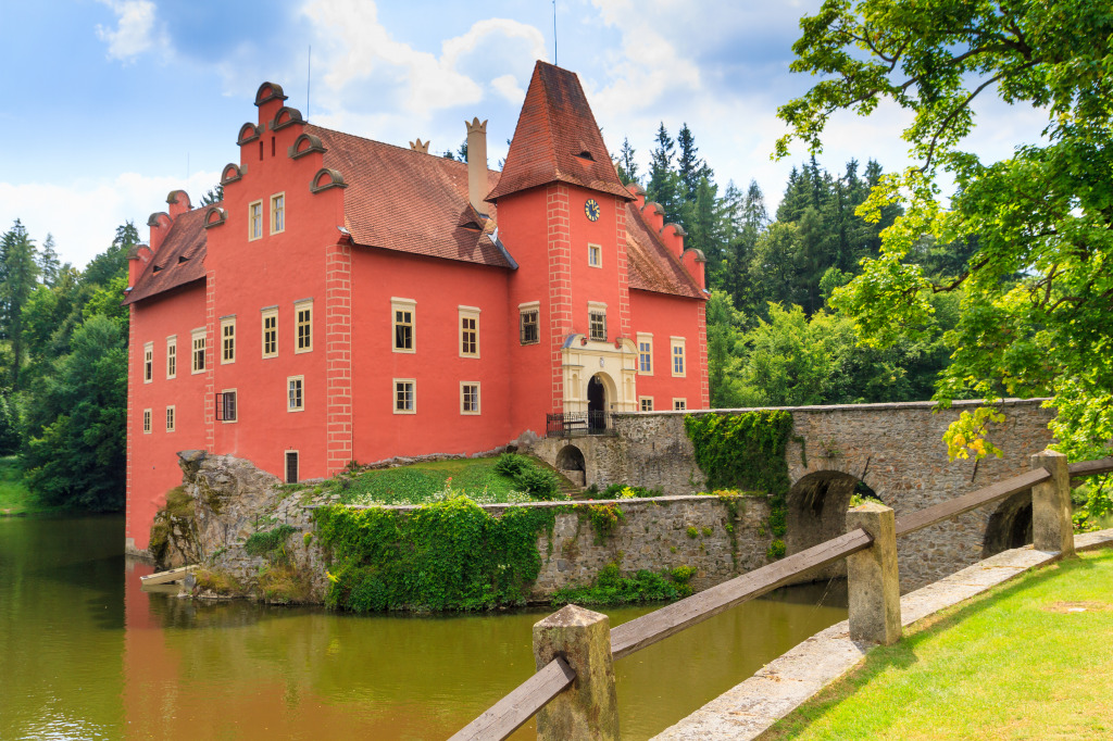 Cervena Lhota Castle, Czech Republic jigsaw puzzle in Castles puzzles on TheJigsawPuzzles.com