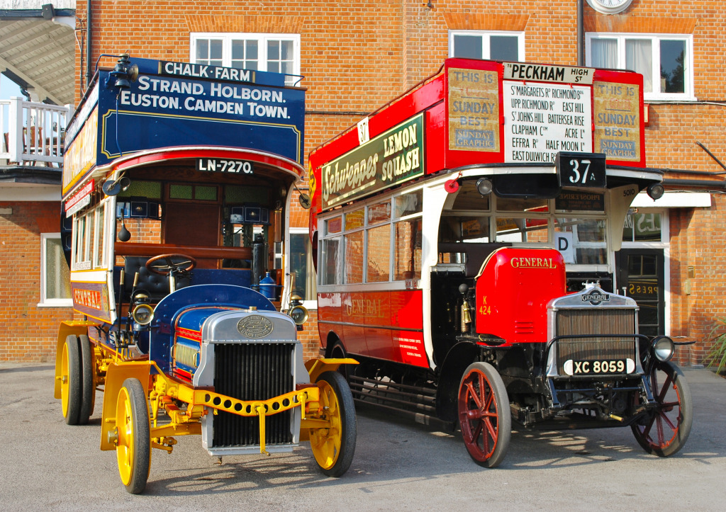 London Bus Museum jigsaw puzzle in Puzzle of the Day puzzles on TheJigsawPuzzles.com