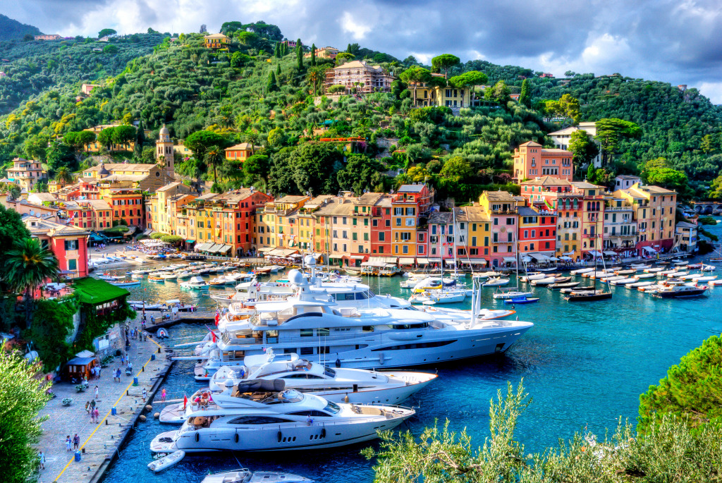 Portofino, Italy jigsaw puzzle in Puzzle of the Day puzzles on TheJigsawPuzzles.com