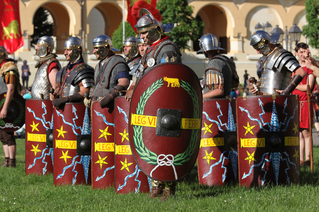 Roman Troops Historical Re-enactment jigsaw puzzle in People puzzles on TheJigsawPuzzles.com