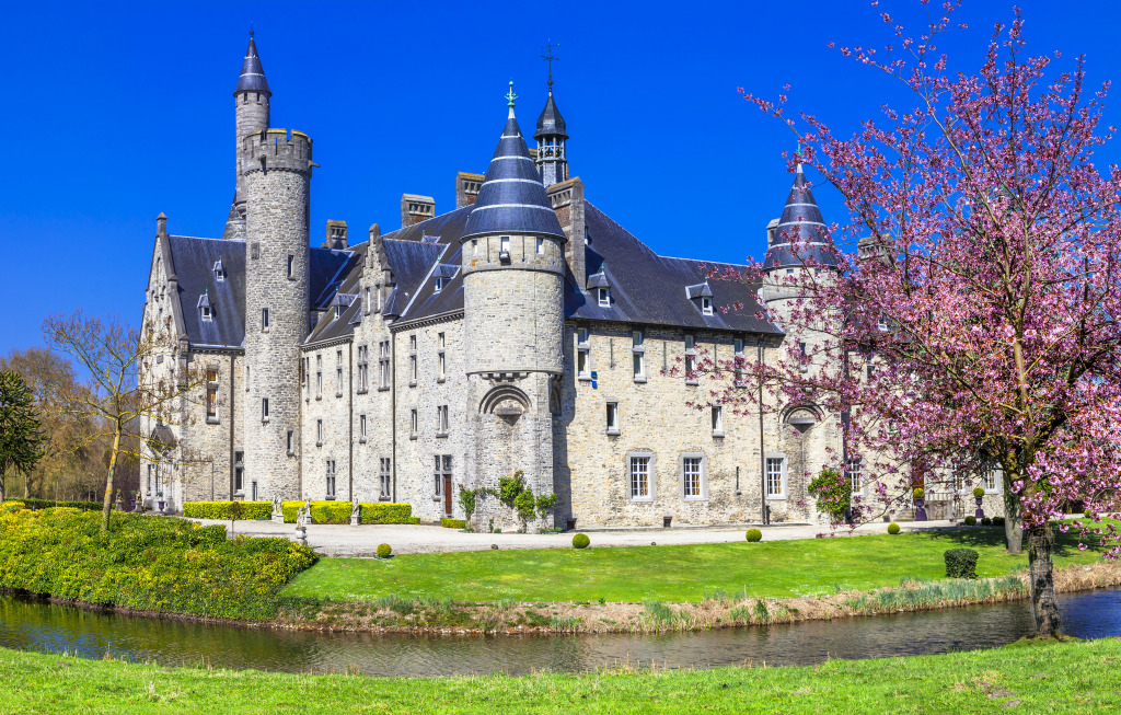 Marnix Castle, Belgium jigsaw puzzle in Castles puzzles on TheJigsawPuzzles.com