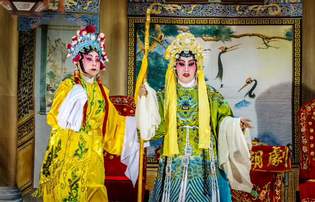 Chinese Teochew Opera jigsaw puzzle in People puzzles on TheJigsawPuzzles.com