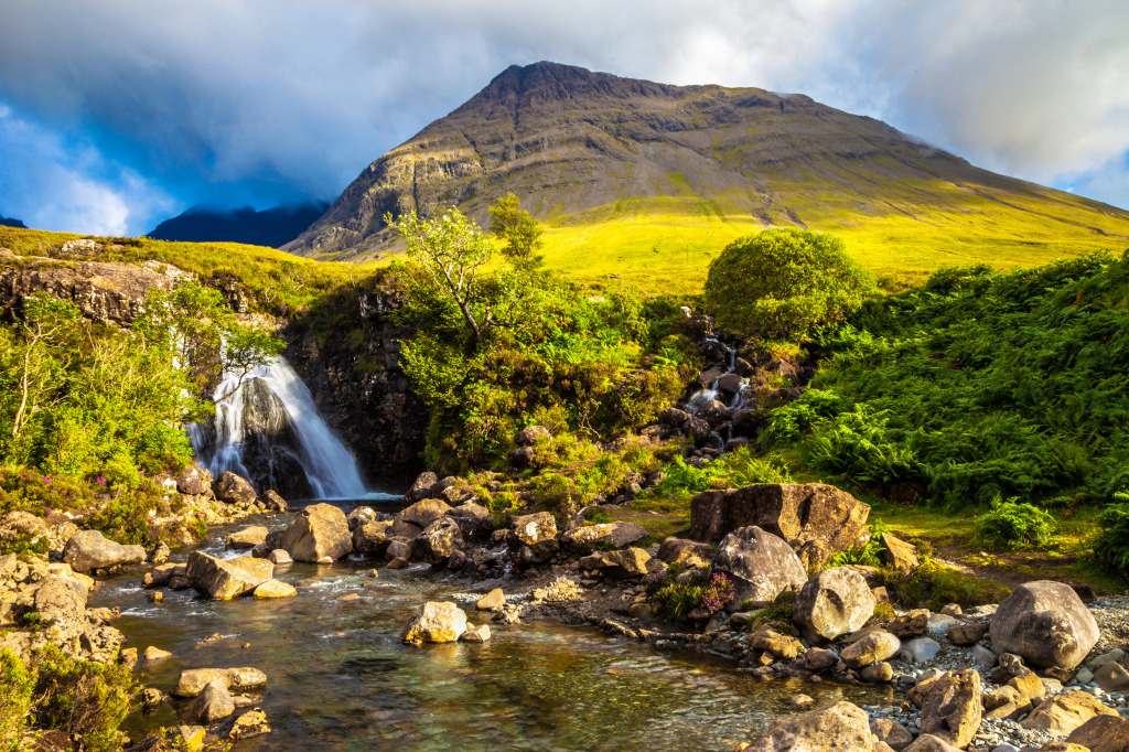 Fairy Pools, Scotland jigsaw puzzle in Waterfalls puzzles on TheJigsawPuzzles.com