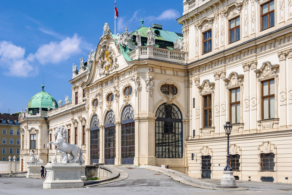 Belvedere Palace, Vienna, Austria jigsaw puzzle in Castles puzzles on TheJigsawPuzzles.com