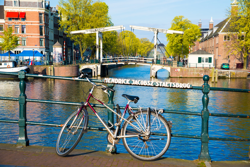 Amsterdam, The Netherlands jigsaw puzzle in Bridges puzzles on TheJigsawPuzzles.com