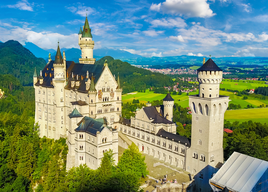 Neuschwanstein Castle, Bavaria, Germany jigsaw puzzle in Castles puzzles on TheJigsawPuzzles.com