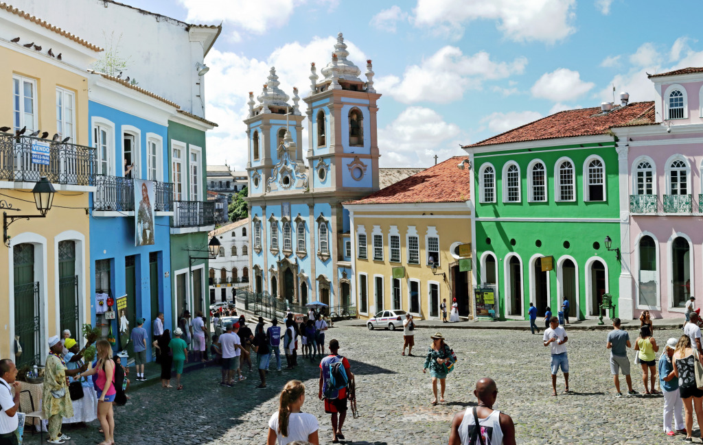 Salvador, Bahia, Brazil jigsaw puzzle in Street View puzzles on TheJigsawPuzzles.com