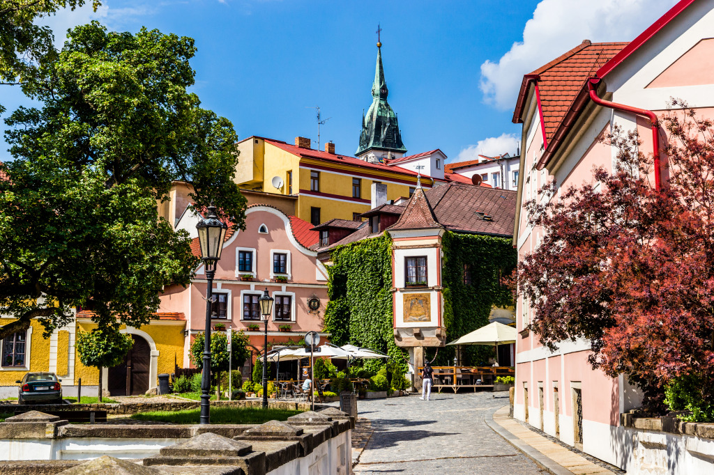 Jindrichuv Hradec, Czech Republic jigsaw puzzle in Street View puzzles on TheJigsawPuzzles.com