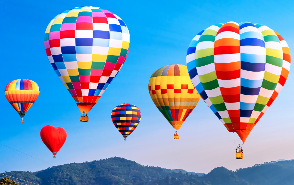 Hot Air Balloons jigsaw puzzle in Puzzle of the Day puzzles on TheJigsawPuzzles.com