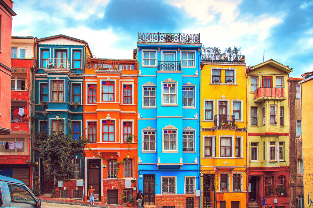 Balat District in Istanbul, Turkey jigsaw puzzle in Street View puzzles on TheJigsawPuzzles.com