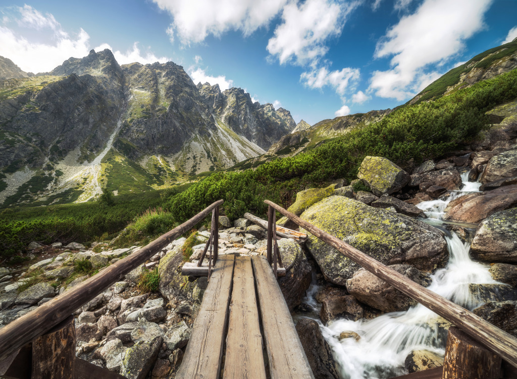 High Tatras, Slovakia jigsaw puzzle in Bridges puzzles on TheJigsawPuzzles.com