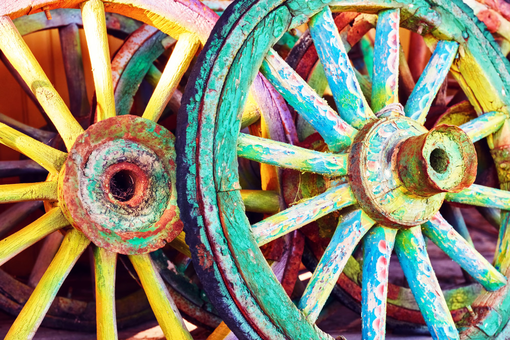 Wagon Wheels jigsaw puzzle in Macro puzzles on TheJigsawPuzzles.com