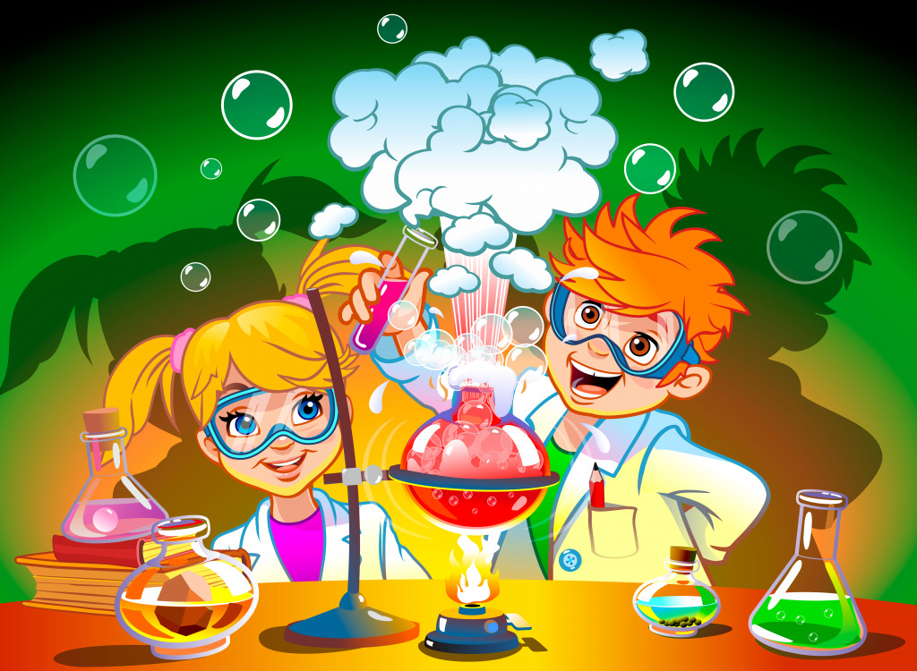Science Experiment jigsaw puzzle in Kids Puzzles puzzles on TheJigsawPuzzles.com