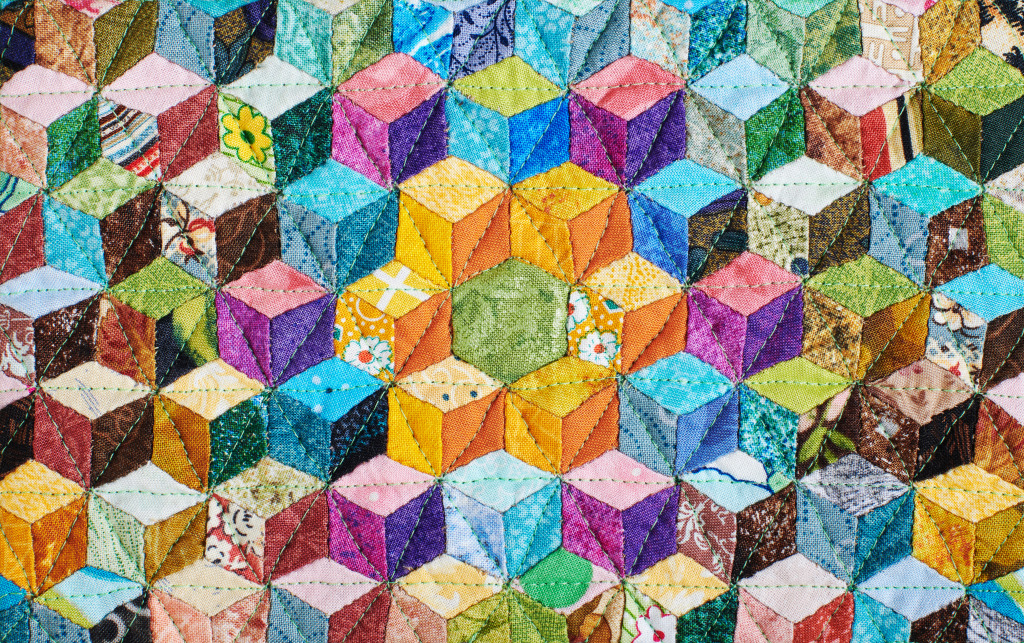 Diamond Quilt jigsaw puzzle in Handmade puzzles on TheJigsawPuzzles.com