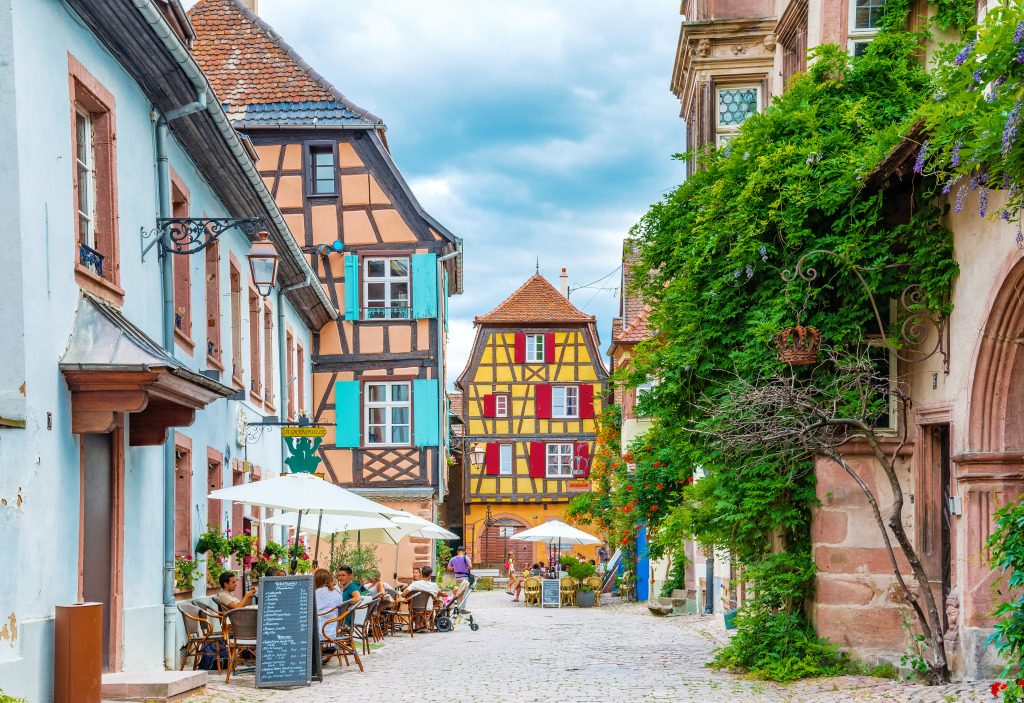 Riquewihr, France jigsaw puzzle in Street View puzzles on TheJigsawPuzzles.com