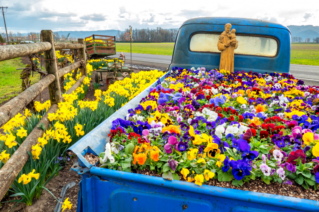 Sauvie Island in Portland, Oregon jigsaw puzzle in Flowers puzzles on TheJigsawPuzzles.com