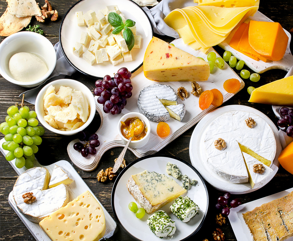 A World of Cheese jigsaw puzzle in Food & Bakery puzzles on TheJigsawPuzzles.com