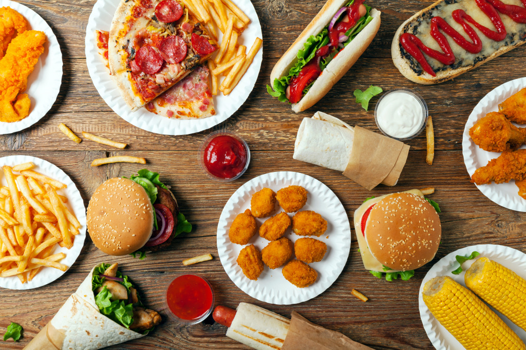 Fast Food jigsaw puzzle in Food & Bakery puzzles on TheJigsawPuzzles.com