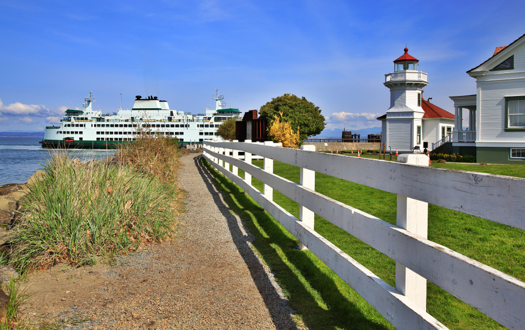 Mukilteo Lighthouse, Washington jigsaw puzzle in Great Sightings puzzles on TheJigsawPuzzles.com