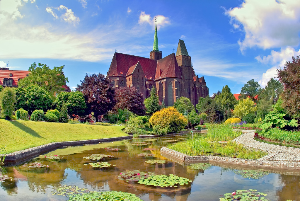 Landscape with a Church jigsaw puzzle in Great Sightings puzzles on TheJigsawPuzzles.com