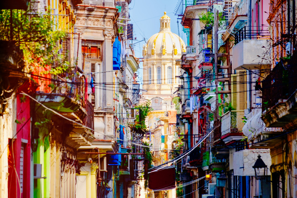 Old Havana and Presidential Palace jigsaw puzzle in Street View puzzles on TheJigsawPuzzles.com