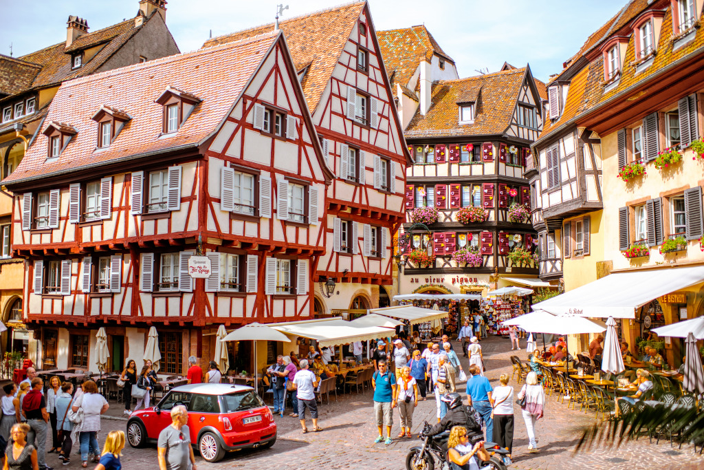 Old Town of Colmar, France jigsaw puzzle in Street View puzzles on TheJigsawPuzzles.com