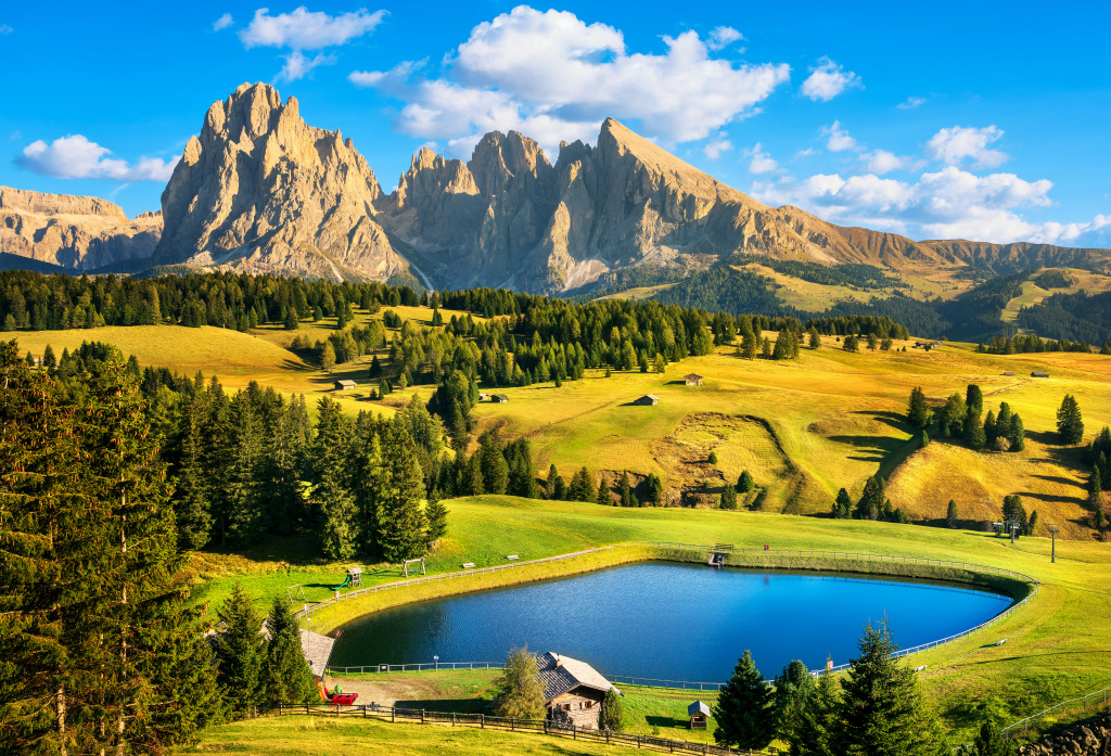 Seiser Alm, Dolomites, Italy jigsaw puzzle in Great Sightings puzzles on TheJigsawPuzzles.com