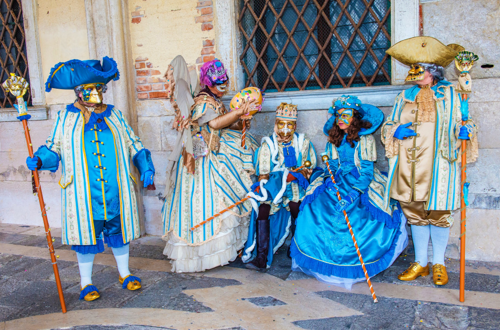 Carnival in Venice jigsaw puzzle in People puzzles on TheJigsawPuzzles.com