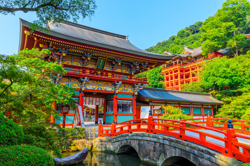 Yutoku Inari Shrine in Kashimay, Japan jigsaw puzzle in Puzzle of the Day puzzles on TheJigsawPuzzles.com