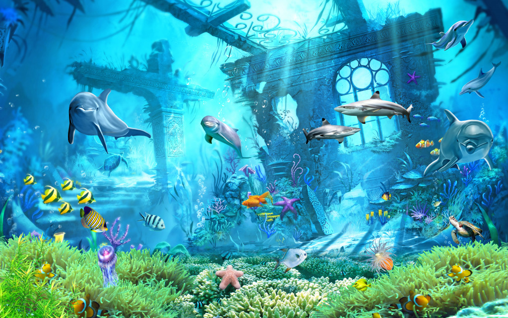 Underwater Scenery jigsaw puzzle in Under the Sea puzzles on TheJigsawPuzzles.com