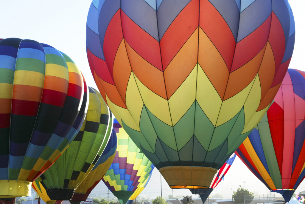 Hot Air Balloons Colorful jigsaw puzzle in Aviation puzzles on TheJigsawPuzzles.com