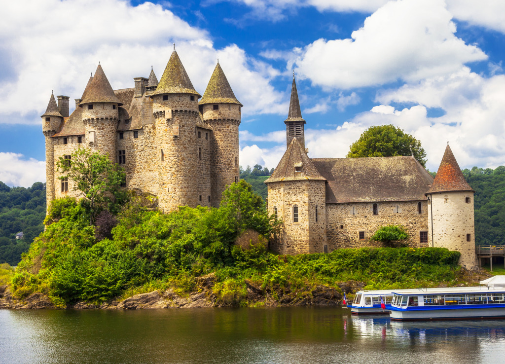 Chateau de Val, France jigsaw puzzle in Castles puzzles on TheJigsawPuzzles.com