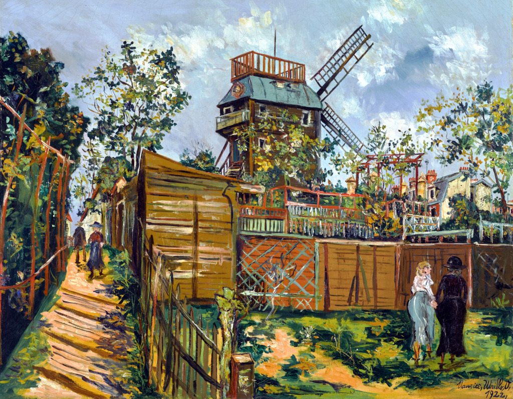 Moulin de la Galette, Montmartre jigsaw puzzle in Piece of Art puzzles on TheJigsawPuzzles.com