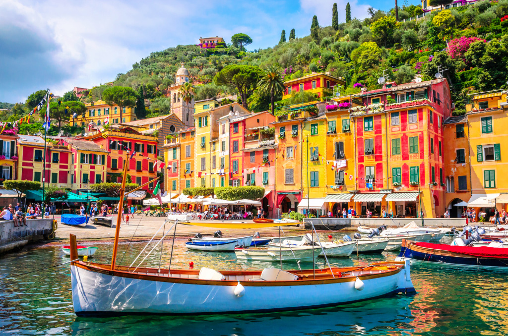 Portofino, Liguria, Italy jigsaw puzzle in Great Sightings puzzles on TheJigsawPuzzles.com