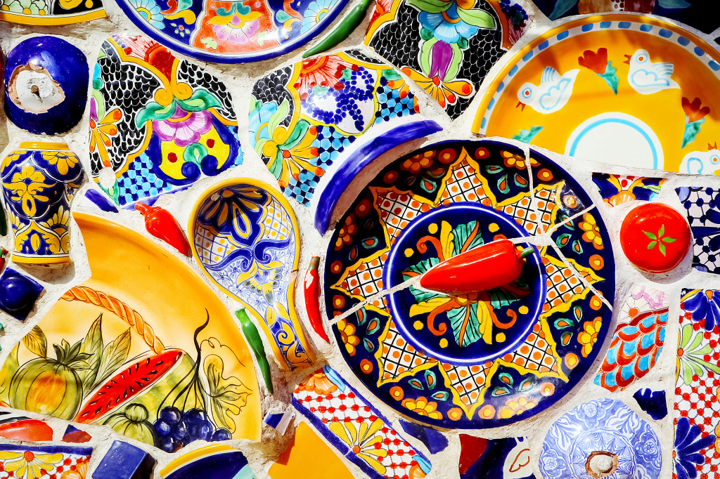 Traditional Mexican Ceramics jigsaw puzzle in Puzzle of the Day puzzles on TheJigsawPuzzles.com